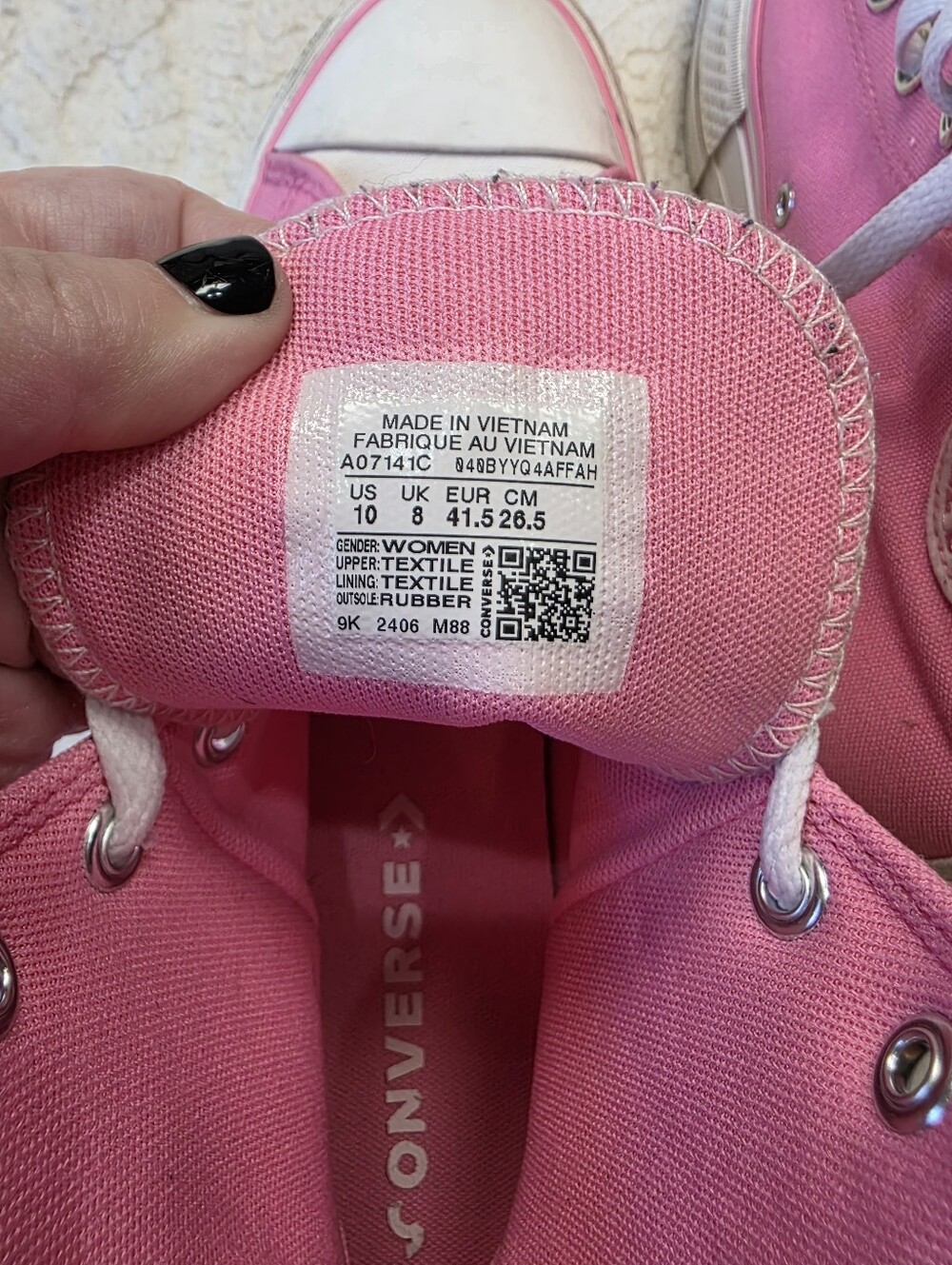 Converse Chuck Taylor All Star Platform Pink High Top Sneakers Women’s 10 - Picture 6 of 10